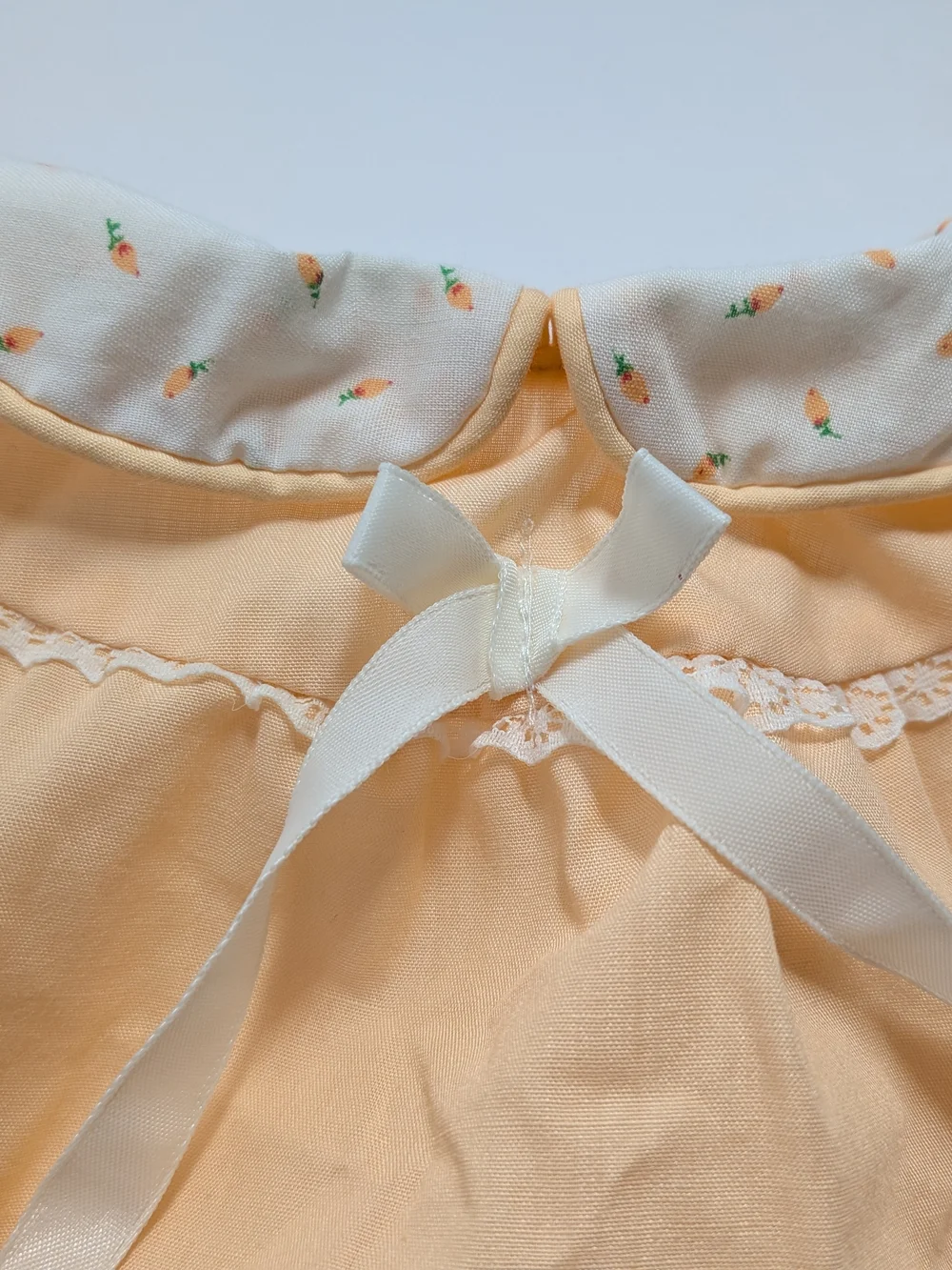 Vtg Cabbage Patch Kids Doll Clothes PreemieDress&Bloomers 8A(P) PeachRosebud CPK